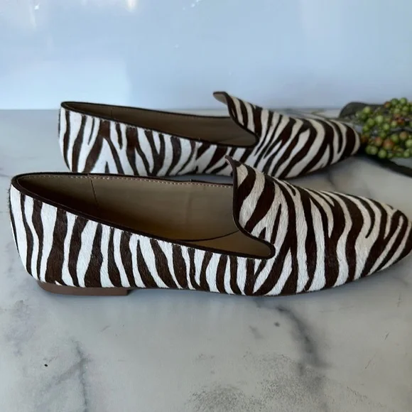 Ann Taylor Zebra calf hair Loafers - Picture 4 of 8